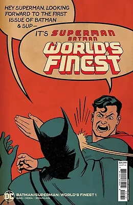 Buy Batman/Superman Worlds Finest #1 (2022) 1:25 Variant Zdarsky Superman Cover • 24.99£