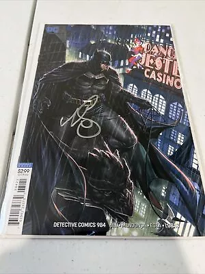 Buy MARK BROOKS SIGNED Batman Detective Comics #984 NM W/ COA Variant Cover DC 2018 • 15.88£