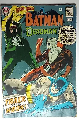 Buy DC Comics Sept 1968 The Brave & The Bold BATMAN And DEADMAN #79 Comic Book • 14.25£