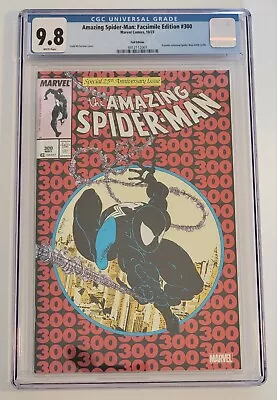 Buy Amazing Spider-Man #300 CGC 9.8 1st App. Venom 1988 Todd McFarlane FOIL REPRINT  • 79.26£