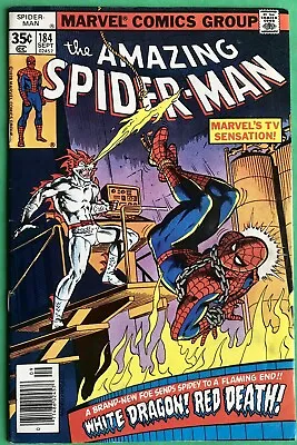 Buy Amazing Spider-Man #184 (1978) 1st Appearance White Dragon • 19.95£