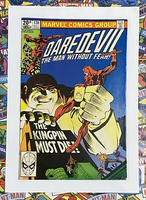 Buy Daredevil #170 - May 1981 - Kingpin Appearance! - Vfn- (7.5) Pence Copy • 39.99£