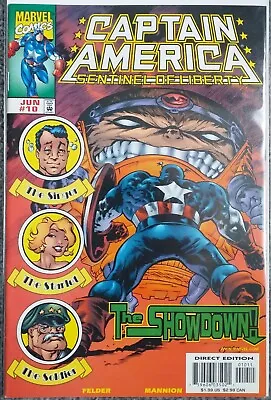 Buy Marvel Comics Captain America Sentinel Of Liberty Comic Issue 10 • 1.75£