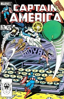 Buy Captain America #314 FN Marvel 1986 Batman Homage Cover | Squadron Supreme • 3.15£
