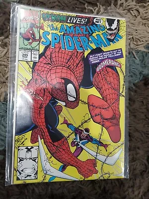 Buy The Amazing Spider-Man #345 1990 NM- Venom 2nd Full Cletus Kasady MCU • 15.83£
