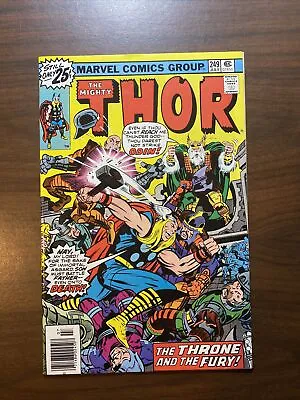 Buy Mighty Thor 249 FNVF 7.0 Newsstand Marvel • 4.40£