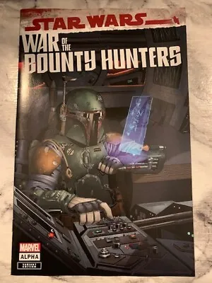 Buy War Of The Bounty Hunters 1 Boba Fett Sliney Alpha Variant 1st Print 2022 NM Key • 2.99£