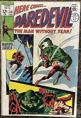 Buy Daredevil #49 - 1st Appearance Starr Saxon! - (Marvel 1969) • 12.99£
