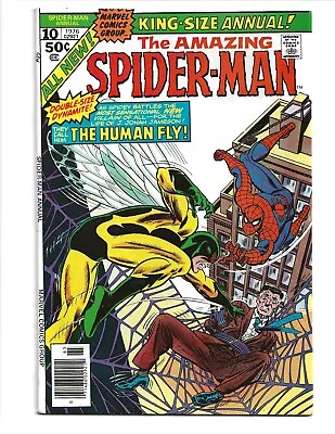 Buy The Amazing Spider-Man Annual #10 (1976) 1st App And Origin Of Human Fly NM- 9.2 • 35.55£