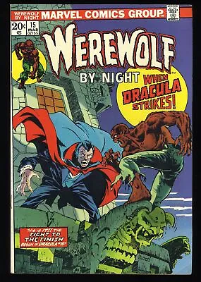 Buy Werewolf By Night #15 VF 8.0 Dracula Appearance! Mike Ploog Cover Art! • 34.79£