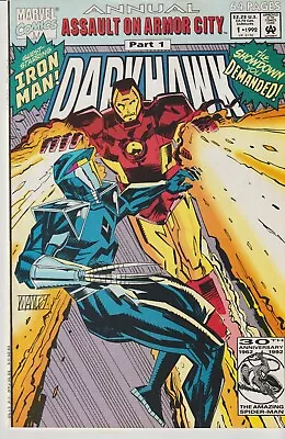 Buy Marvel Comics Darkhawk Annual #1 (1992) 1st Print Vf • 2.95£