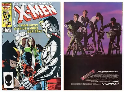 Buy Uncanny X-Men #210 (FN/VF 7.0) 1st Marauders Arclight Harpoon Riptide + Etc 1986 • 11.87£