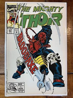 Buy The Mighty Thor #451 Sept. 1992 Marvel Comics 1st Bloodaxe • 3.94£
