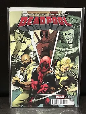 Buy 🔥DEADPOOL #13 Variant - “HEROES FOR HIRE” Cover - MARVEL 2016 NM🔥 • 4.50£