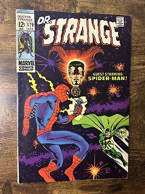 Buy Dr. Strange 179 Spider-Man! Stan Lee & Steve Ditko! Marvel 1969 • 16.09£