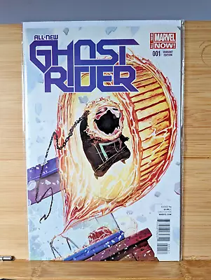 Buy ALL NEW GHOST RIDER #1 (2014) Del Mundo Variant MARVEL 1st First Robbie Reyes NM • 24£