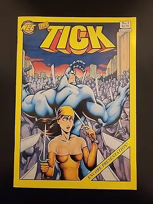 Buy THE TICK #3 NEC New England Comics 1988 High Grade NM Nice Copy 1st Print • 4.01£