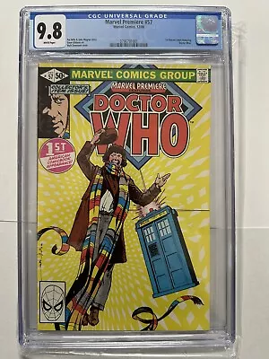 Buy Marvel Premiere #57 1st Marvel Comic Featuring Doctor Who. CGC 9.8. • 160.70£