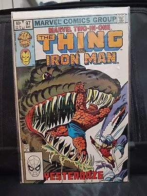 Buy The Thing And Ironman #97 Marvel Two In One ..(109) • 2.99£