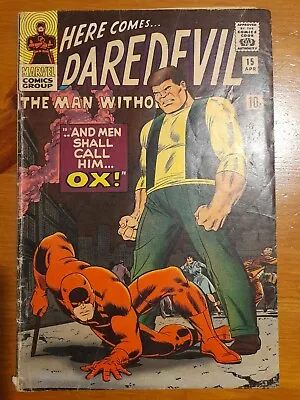 Buy Daredevil #15 Apr 1966 Good/VGC 3.0  John Romita Cover Art OX • 19.99£