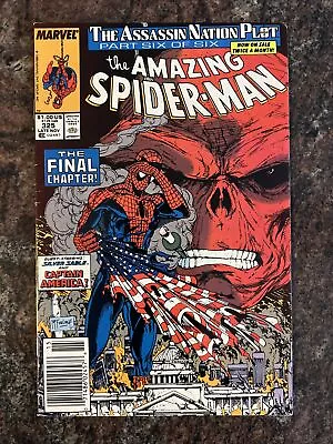 Buy Amazing Spider-man #325 Captain America & Red Skull Appear *1989* • 12.57£