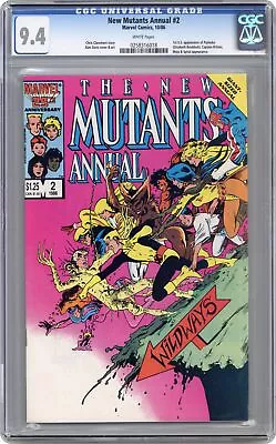 Buy New Mutants Annual #2D CGC 9.4 1986 0258316018 1st US App. Psylocke • 111.93£