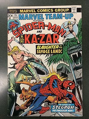 Buy Marvel Team-Up #19 (Marvel, 1974) 1st Appearance Stegron Gil Kane FN • 15.77£