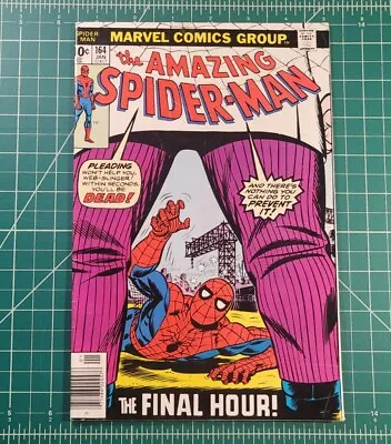 Buy Amazing Spider-Man #164 (1987) Newsstand Battle Vs Kingpin! Marvel Comics FN+ • 15.80£