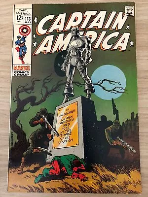 Buy Captain America #113  Funeral Of Captain America; Resurrection Of Captain Americ • 81£