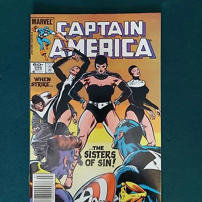 Buy Captain America #295 Newsstand Sisters Of Sin 1968 Series Marvel • 15.75£