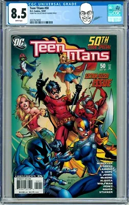 Buy George Perez Pedigree Collection CGC 8.5 Teen Titans #50 Wonder Woman Batman + • 80.05£
