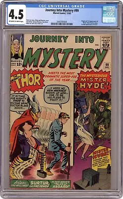 Buy Thor Journey Into Mystery #99 CGC 4.5 1963 2065765004 • 184.98£