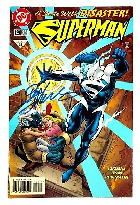 Buy Superman #129 Signed By Dan Jurgens DC Comics 1997 • 14.19£