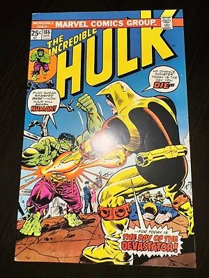 Buy Incredible Hulk #186 (1975 Marvel) MVS Intact. • 8£