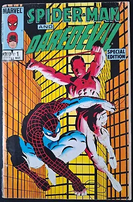 Buy SPIDER-MAN AND DAREDEVIL - SPECIAL EDITION #1 Marvel Comics 1984 FRANK MILLER • 6.99£