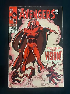 Buy Avengers 57 (1968) - 1st App Of Vision - FN • 321.71£