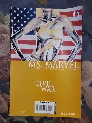 Buy Ms. Marvel #6 (Marvel, 10/06) 9.2 NM- (Iron Man, Prowler, Wonder Man App.) • 87.92£