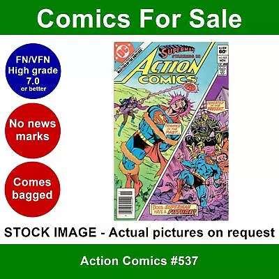 Buy DC Action Comics #537 Comic - FN/VFN Clean 01 November 1982 • 4.99£