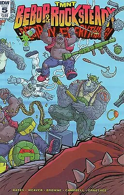 Buy Teenage Mutant Ninja Turtles Bebop And Rock Steady Destroy Everything #5 (NM)`16 • 4.95£