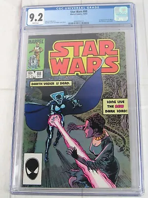 Buy Star Wars #88 CGC 9.2 WP Oct. 1984 Marvel Comics 4068302013 • 75.95£