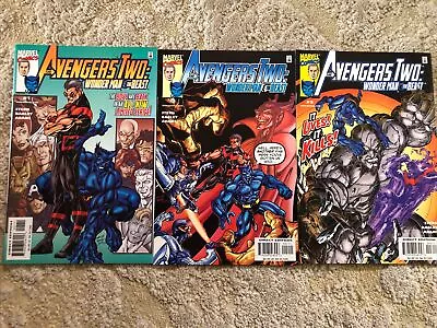 Buy Avengers Two : Wonder Man And Beast / Marvel Comics / 2000 / Full Set 1,2,3 • 6£
