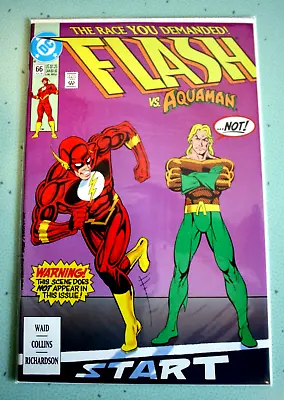 Buy DC Flash Vs Aquaman #66 JUL 1992 The Race You Demanded Fish Story • 3.96£
