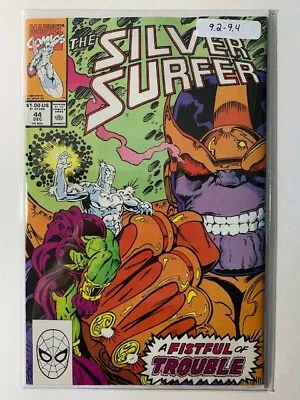 Buy Silver Surfer #44 NM 9.2! 1st Appearance Infinity Gauntlet! Thanos! • 72.22£