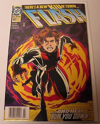 Buy Flash (1987 2nd Series) 92 FN/VF Newsstand 1st App Impulse KEY Issue • 39.51£