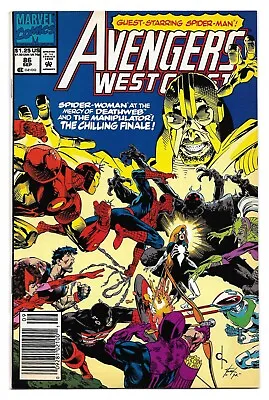 Buy Avengers West Coast #86 (Vol 2) : NM- :  Webs Of Fear And Sorrow  : Spider-Man • 1.95£