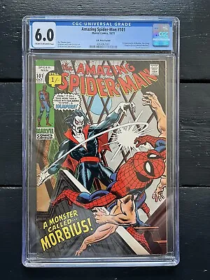 Buy Amazing Spider-man #101 CGC 6.0 1st Appearance Of Michael Morbius. UK Variant • 300£
