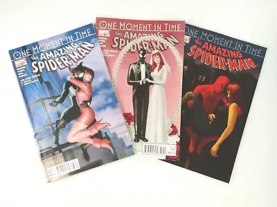 Buy Amazing Spider-Man #638 639 640 One Moment In Time Lot (2010 Marvel Comics) • 11.84£