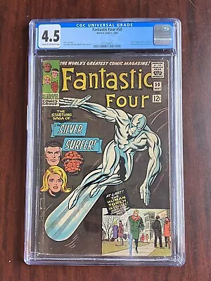 Buy Fantastic Four #50 (1966) CGC 4.5 : Silver Surfer Battles Galactus • 256.95£