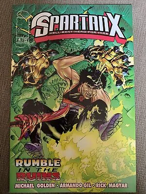 Buy JACKIE CHAN'S SPARTAN X HELL-BENT-HERO-FOR-HIRE #4 Rumble In The Ruins Rare • 14.99£