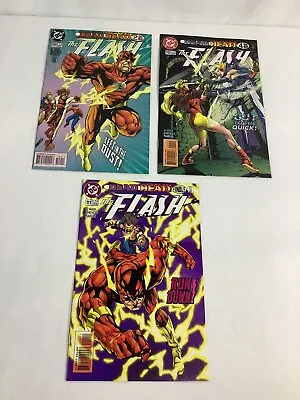 Buy DC Flash #109,110,111 Mark Waid 1996 Dead Heat • 16.08£